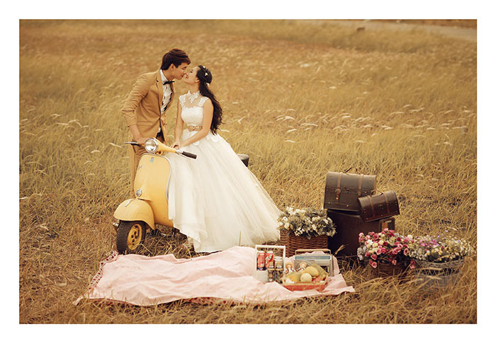 Ảnh cưới đẹp tự nhiên chụp bởi Ngọc Huy Studio