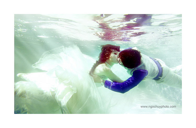 Ảnh cưới dưới nước - Nét độc đáo từ Ngọc Huy Studio