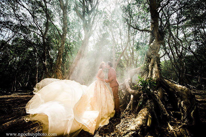 Chụp hình cưới ngoại cảnh Hồ Cốc