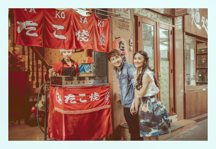 Chụp ảnh cưới bối cảnh Nhật ngay tại Sài Gòn