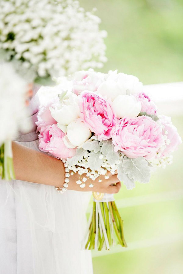 Hoa mẫu đơn - Xu hướng hoa cưới 2014