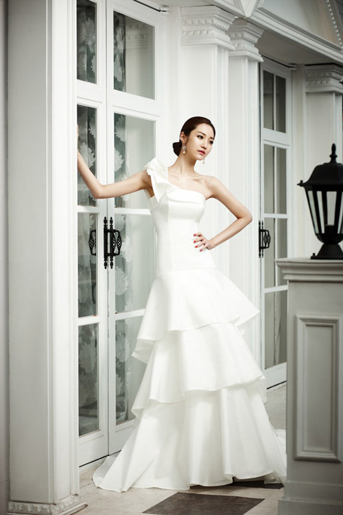 Lãng mạn với áo cưới Hàn Quốc