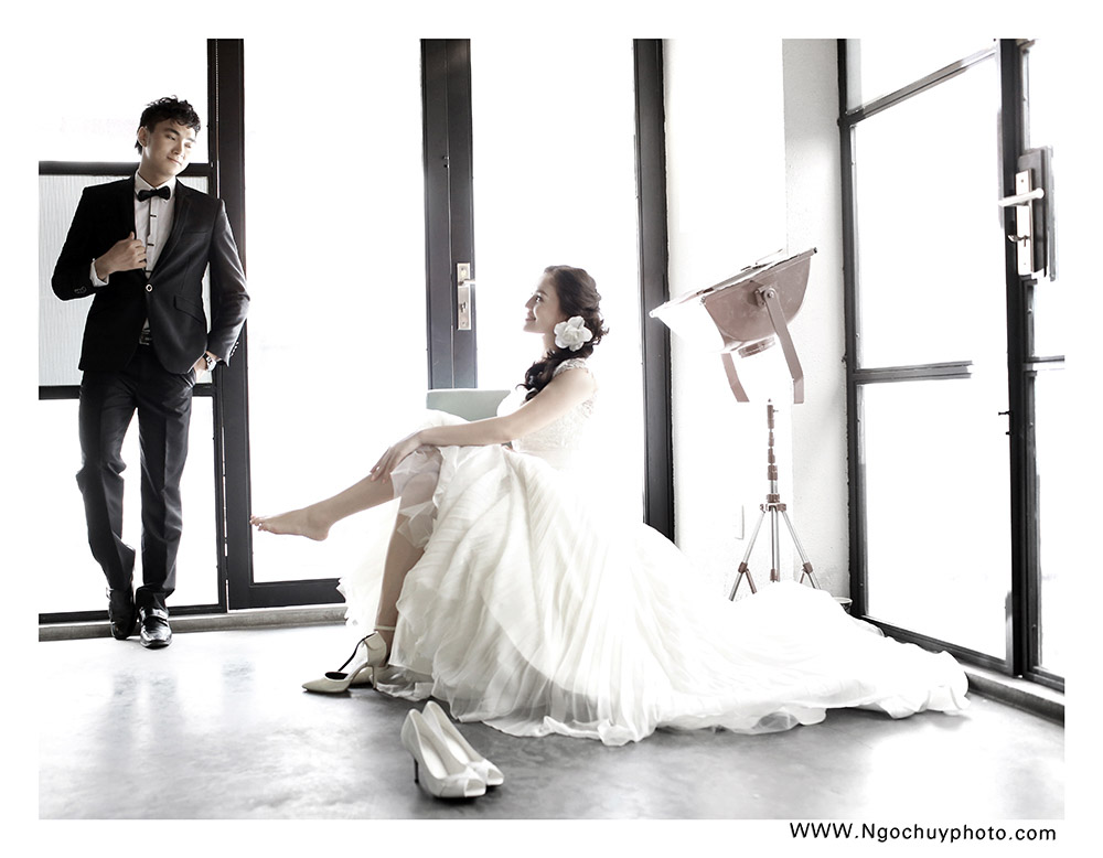 Mốt chụp hình cưới style Hàn Quốc