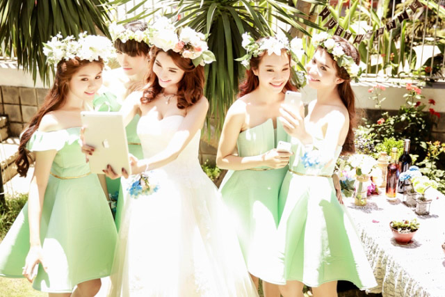  Quán quân Viet Fashion Icon 2015 Tôn Tuyền hóa cô dâu rạng ngời bên chú rể DV Ngọc Thuận