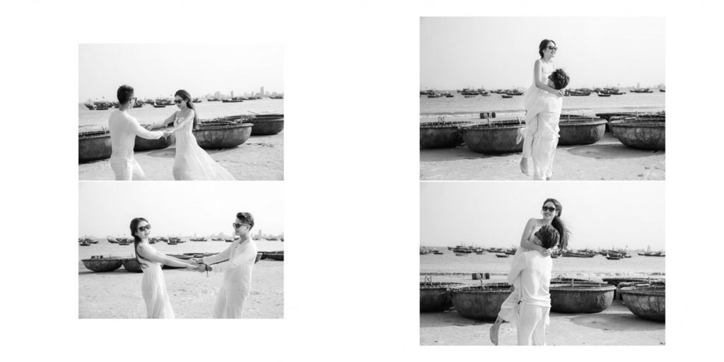 Ảnh cưới đen trắng – Thêm “màu” cho album cưới